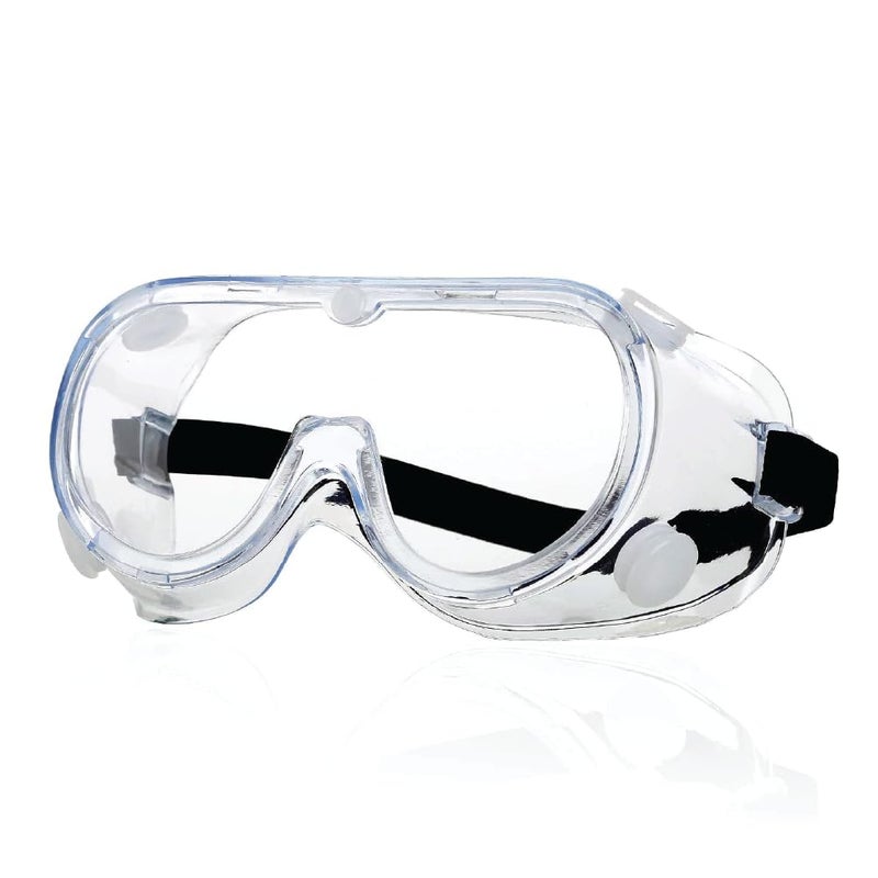 Robustt Safety Goggles for Chemical Protection with an Adjustable Strap and Minimum Lens Fogging (Pack of 10) - Image 5