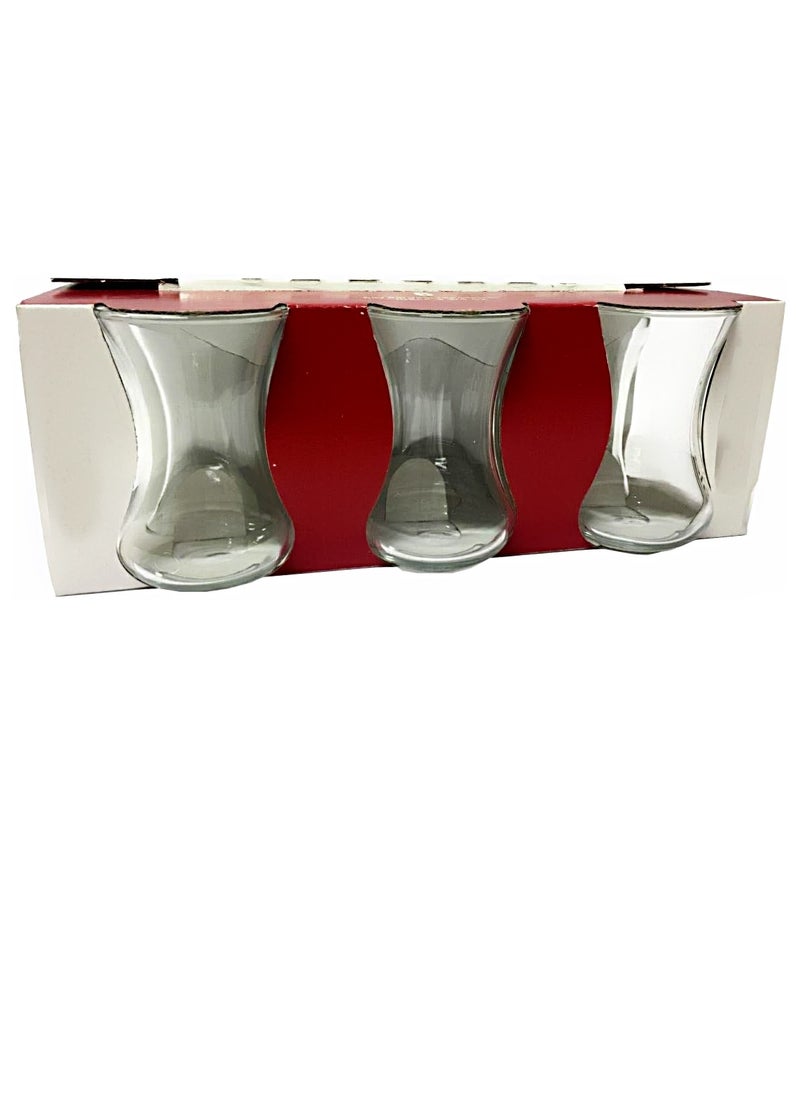 Generic 6-Piece Glass Tea Cup Clear  - Image 2
