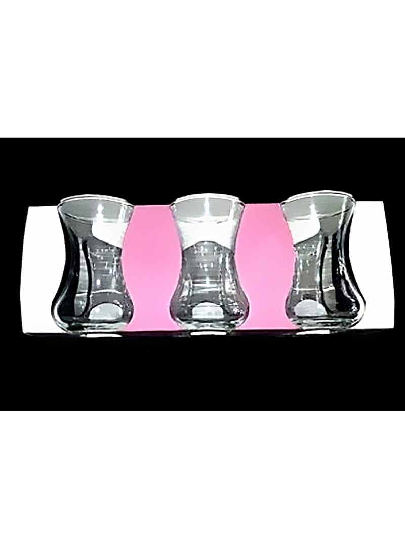 Generic 6-Piece Glass Tea Cup Clear  - Image 3