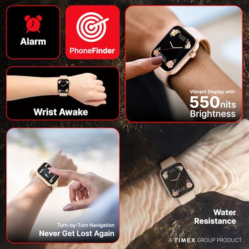 TIMEX iConnect Navigator 1.83"(4.6cm) Display with Turn by Turn Navigation & BT Calling Smartwatch for Unisex - TWIXW903T - Image 4