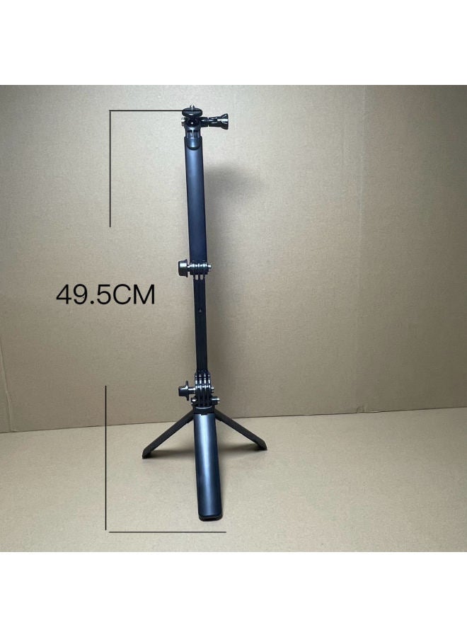 With Tripod Rotating Selfie Stick (1/4 Interface Camera) Selfie Stick Is Suitable For Canon Cameras-color:black  - Image 1