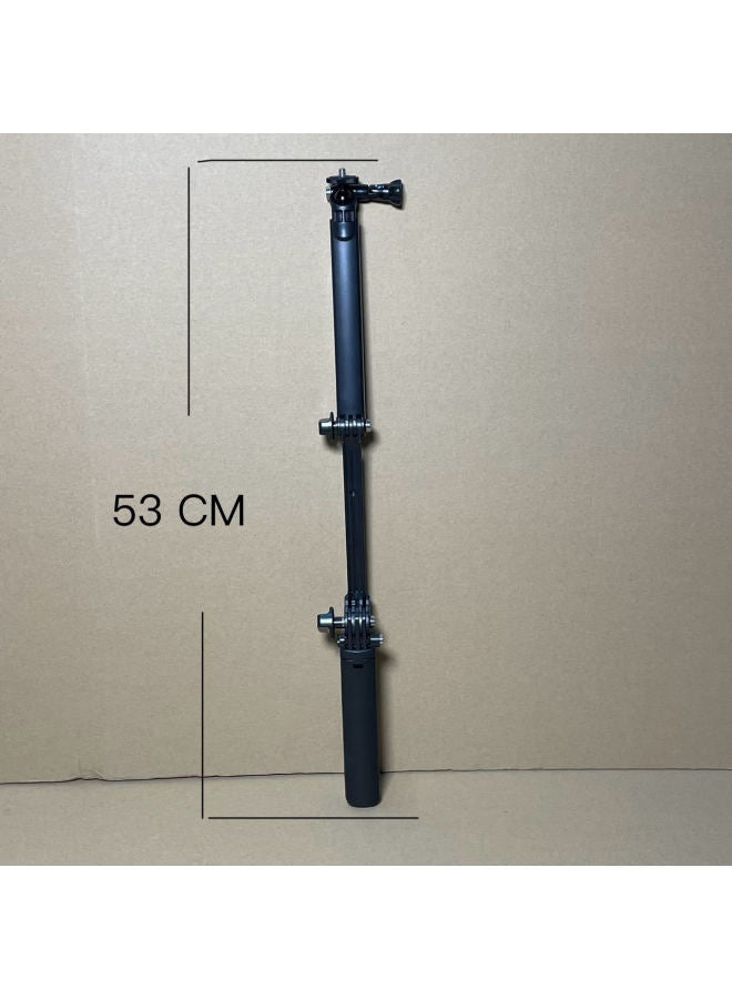 With Tripod Rotating Selfie Stick (1/4 Interface Camera) Selfie Stick Is Suitable For Canon Cameras-color:black  - Image 3