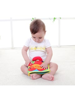 Generic Multi-functional Flower Three-dimensional Cloth Book Baby Puzzle Cloth Book Handle Recognize Color Shape Learn Dressing-Color:Round Puppy Cloth Book  - Image 3