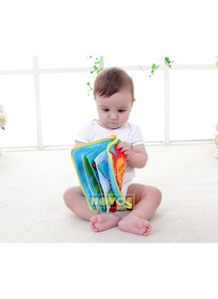 Generic Multi-functional Flower Three-dimensional Cloth Book Baby Puzzle Cloth Book Handle Recognize Color Shape Learn Dressing-Color:Round Puppy Cloth Book  - Image 4