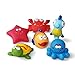 JUNSFUN Bathtub Toys Floating Bath Toys6PCS with Storage NetBaby Soft Bath Time Boat ToysBathtub Learning Water Toys and Bathtub Toys for ToddlersFishStarfishSea Horses - Image 2