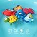 JUNSFUN Bathtub Toys Floating Bath Toys6PCS with Storage NetBaby Soft Bath Time Boat ToysBathtub Learning Water Toys and Bathtub Toys for ToddlersFishStarfishSea Horses - Image 3
