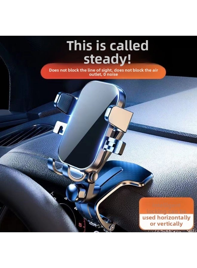 1pcs black high color value dashboard grip clip phone holder car phone holder strong stable anti-shaking adjustable angle phone holder  - Image 1