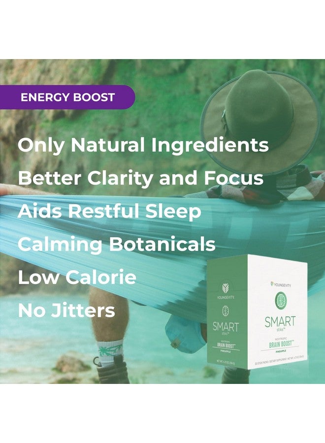 youngevity يونجيفيتي سمارت | تركيز ووضوح | كافيين طبيعي | 30 عبوة ستيك - Image 4