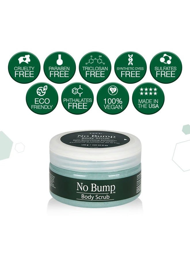 GiGi No Bump Body Scrub - Exfoliating Scrub for Ingrown Hair & Razor Bumps, Pre & Post-Waxing Treatment, Smooths Skin & Prevents Irritation, 6 oz, 2 Pack - Image 5