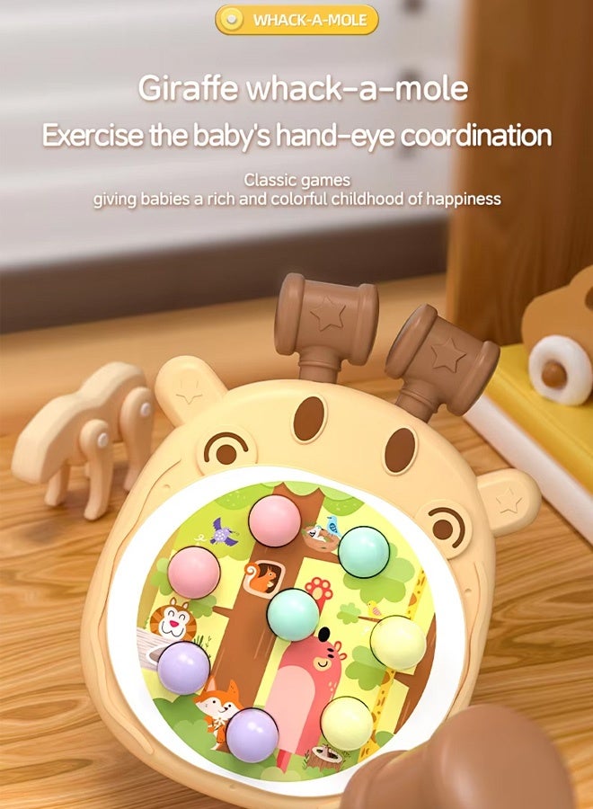 Pounding Toy, Whack a Mole Game Baby Interactive Hammer Toys, Hand-Eye Coordination Cultivation Concentration, for Toddlers Educational Learning Toy - Image 3