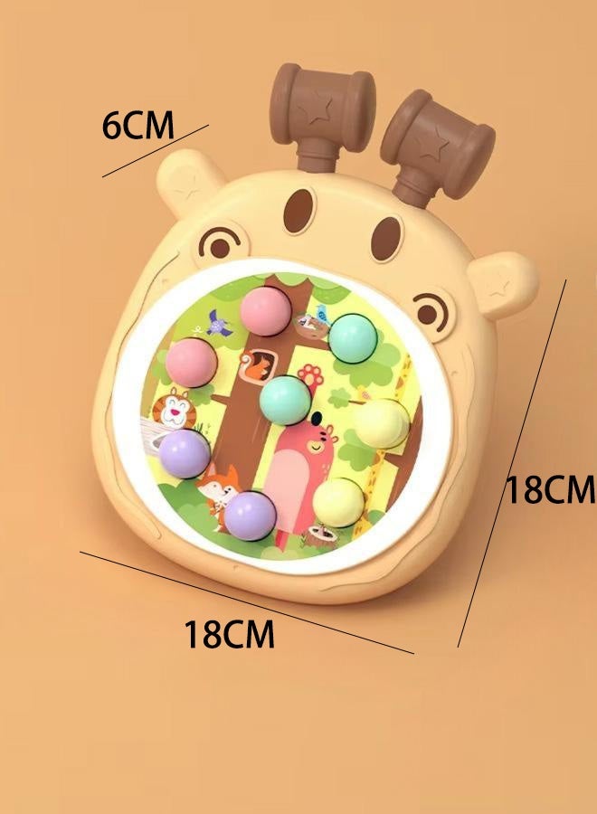 Pounding Toy, Whack a Mole Game Baby Interactive Hammer Toys, Hand-Eye Coordination Cultivation Concentration, for Toddlers Educational Learning Toy - Image 2