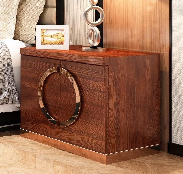 HAPPYMATES Wood Grain Vinyl Solid Wallpaper Stickers Home Self Adhesive Wallpaper Waterproof Bedroom Wood Grain Contact Paper Wall Stickers (24 X 48 Inch, Deep Brown Wood) - Image 5