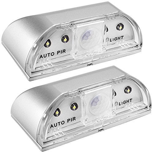SENHAI 2 Pack Keyhole Light, Infrared IR Wireless Door Lock Lamp, Auto Sensor Motion Detector, 4 LED Bulbs - Image 1