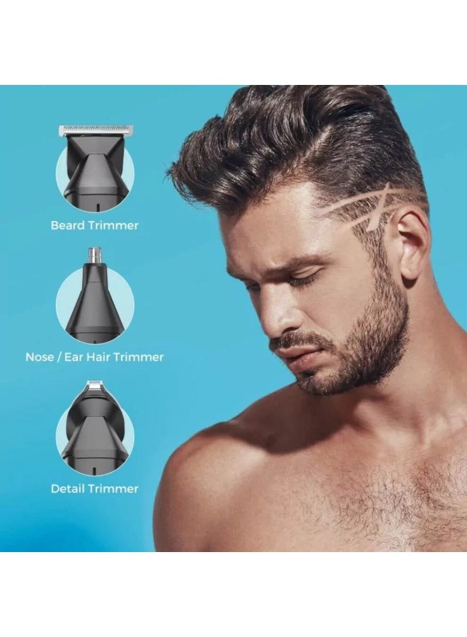 GLAKER 6 in 1 Complete Grooming Trimmer Kit CC5136 - Image 2