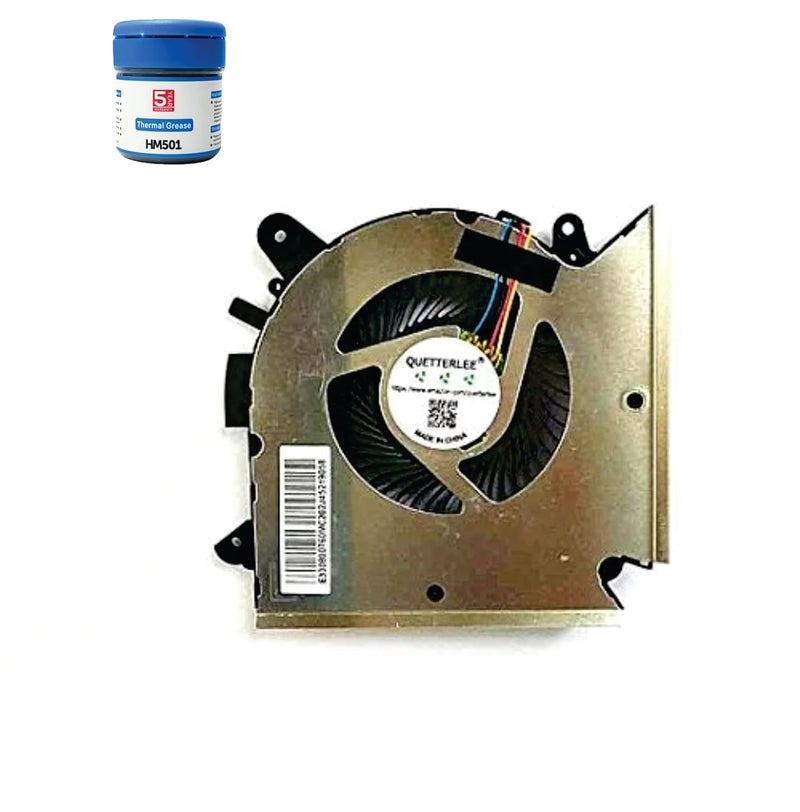 SPAREWAVE High- Quality Replacement Internal CPU Cooling Fan for MSI GF63 MS-16R1 MS-16R2 GF65 GF66 GF76 Pulse GL76 MS-17L1 (BIG SIZE). Comes With Complimentary MH501 Thermal Greasen (Cooling paste). - Image 1
