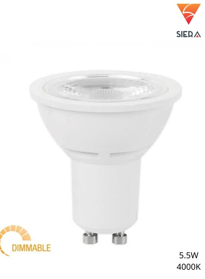 ٍSiera Light LED Spot Light Siera Dimble 5.5 Watt GU10 4000k
