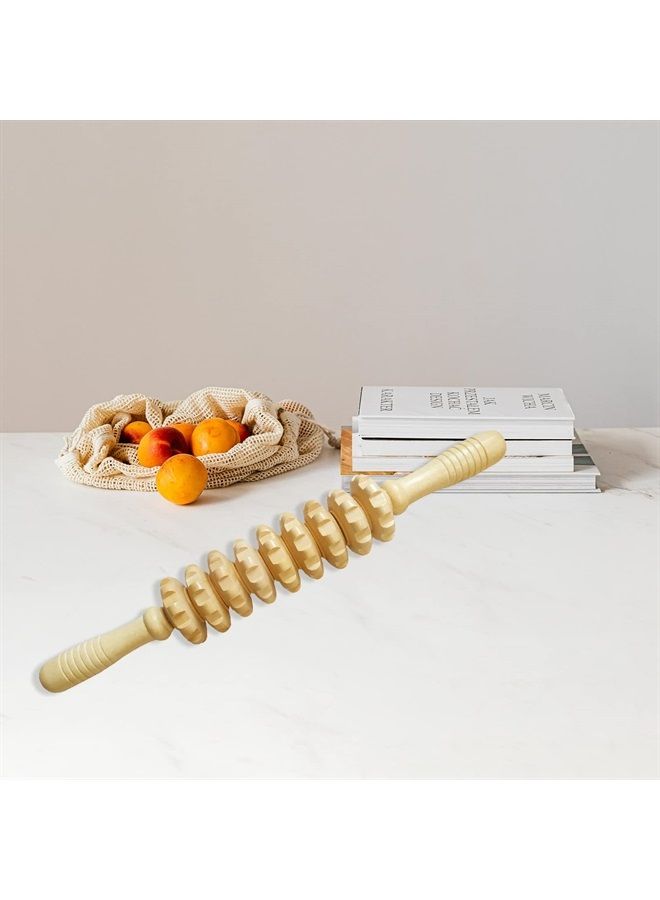 Ctwctr Wood Therapy Massage Tools Manual Massage Roller Stick for Body Sculpting, Maderoterapia Kit- Cellulite Massager for Muscle Pain Relief, Fascia, Cellulite - Image 1