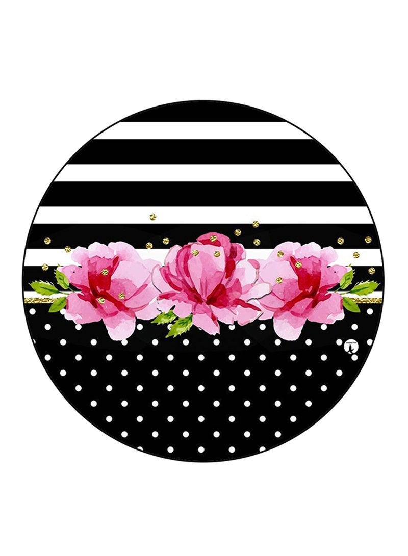 RKN Flowers Printed Mouse Pad  Multicolour