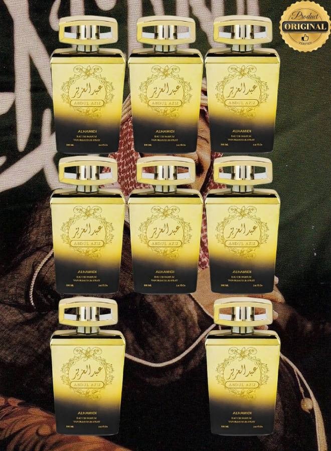 ALHAMIDI 8 Pieces Abdul Aziz Perfume 100ML - Image 1