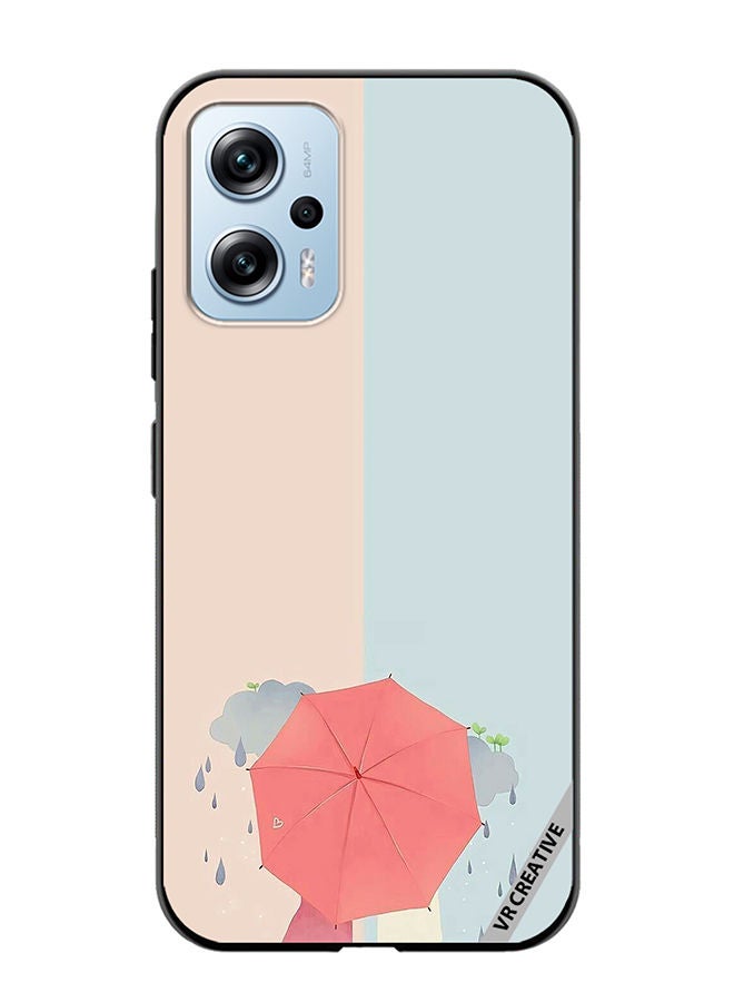 VR CREATIVE Protective Case Cover For Xiaomi Poco X4 GT Umbrella Design Multicolour - Image 1