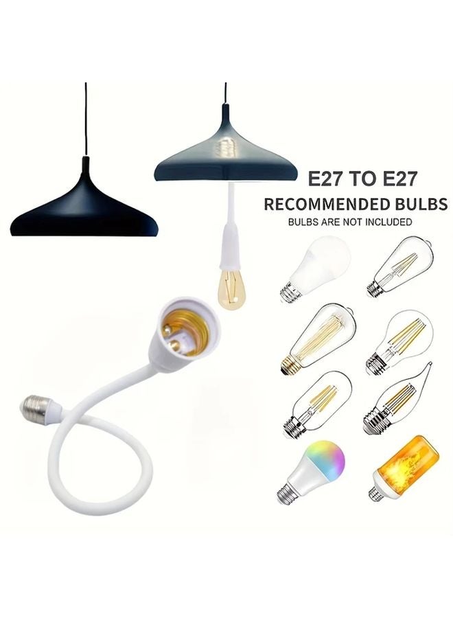 E27 To E27 Conversion Lamp Holder LED Light Bulb Base 50cm 19 7in Long Socket - Image 2