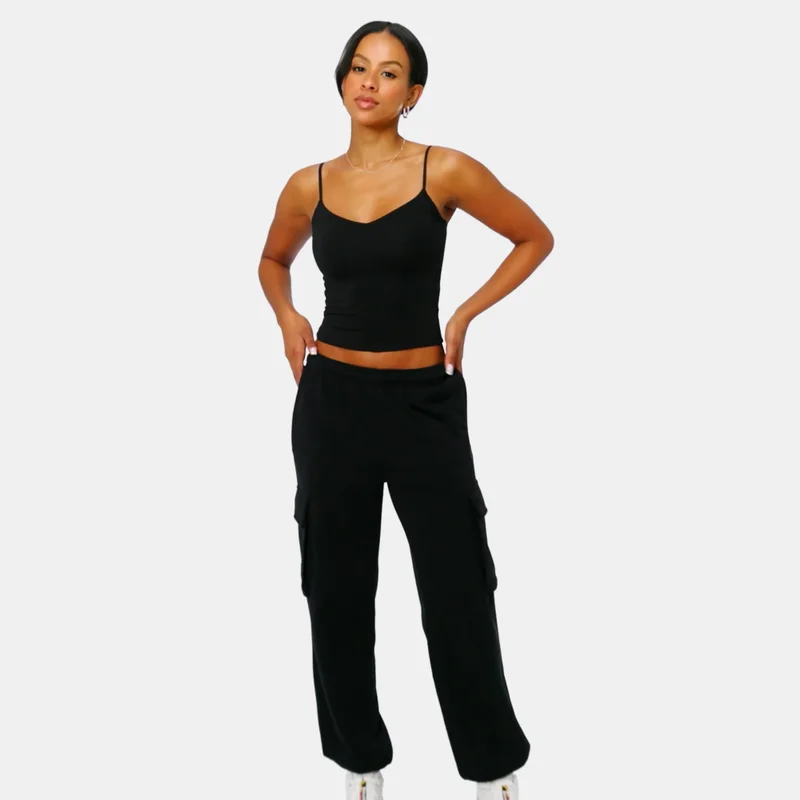 Fabletics Black Women's AirLite Strappy Tank Top for Women | Best Price UAE