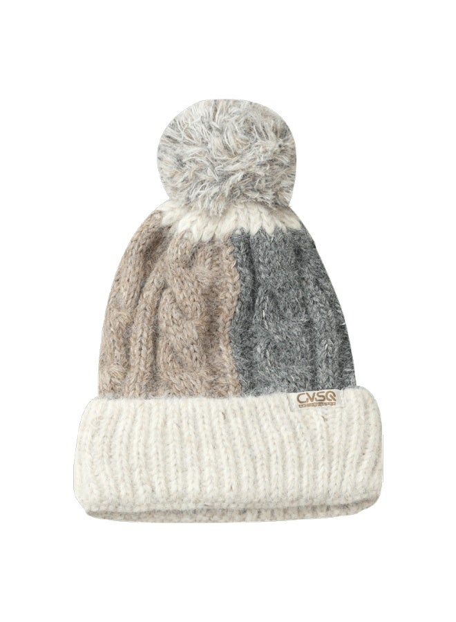 Grgn Women's Winter Warm Thick Knit Hat Ear Protection Beanie Maternity Cold-resistant Cap - Image 3