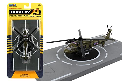 Daron Worldwide Trading Runway24 Hawk Helicopter Black - Image 1