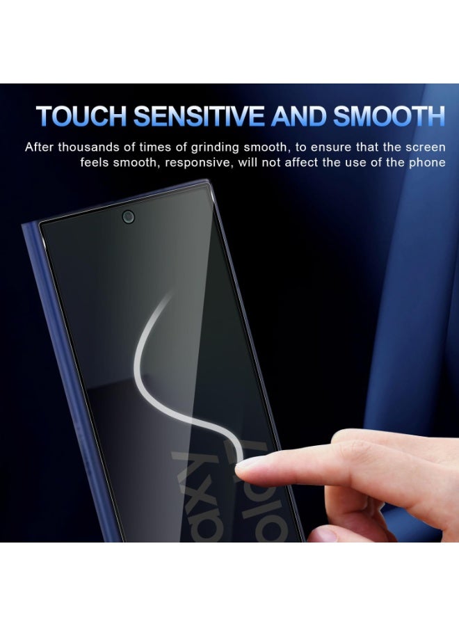 عبوة من قطعتين من زجاج الشاشة لهاتف Samsung Galaxy Z Fold 7، واقي شاشة أمامي للخصوصية، مضاد للتجسس، زجاج مقسّى مقاوم للخدش بصلابة 9H لهاتف Samsung Galaxy Z Fold 7 - Image 4