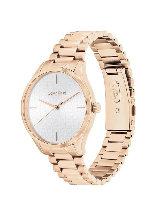 CALVIN KLEIN - Unisex Analog Round Shape Stainless Steel Wrist Watch 35 mm - Image 1