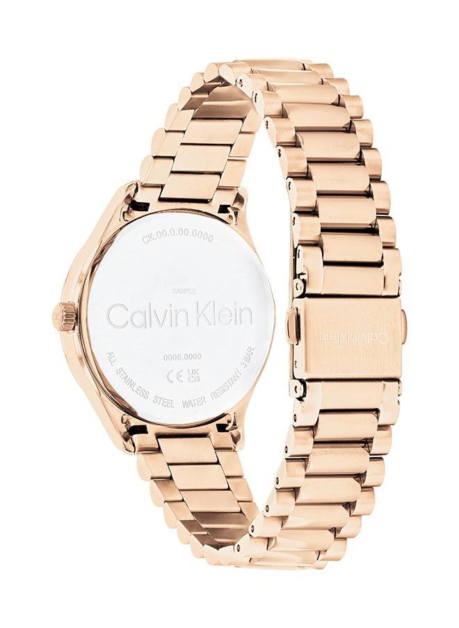 CALVIN KLEIN - Unisex Analog Round Shape Stainless Steel Wrist Watch 35 mm - Image 1