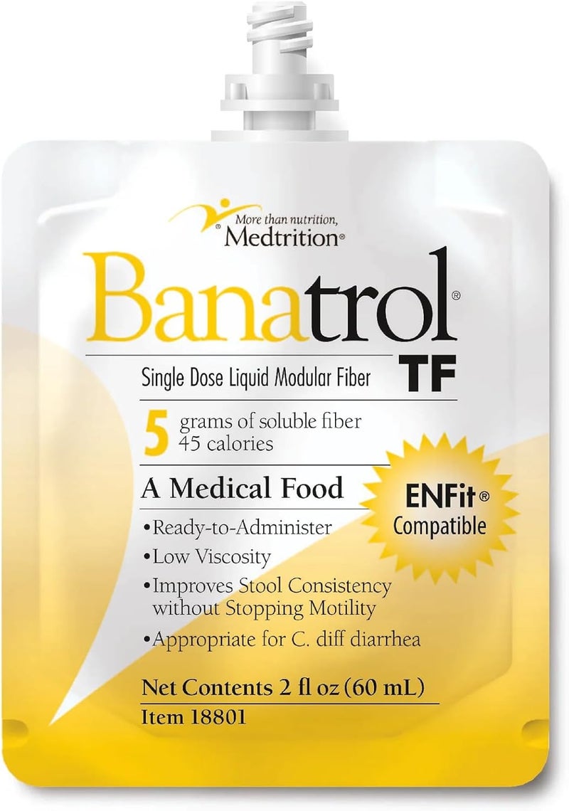 Medtrition مكمل ميدترشن باناترول TF للألياف السائلة للتغذية عبر الأنبوب متوافق مع ENFit لإدارة الإسهال مع الألياف القابلة للذوبان ودعم صحة الأمعاء دون التسبب في الإمساك - Image 1