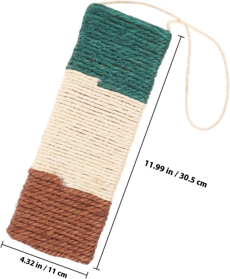 GALPADA Sisal Cat Scratch Pad Indoor Scratching Board Anti-Skid Small Cat Scratcher Mat for Kittens - Image 2