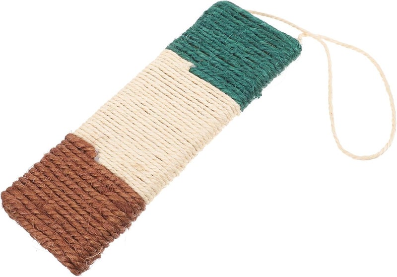 GALPADA Sisal Cat Scratch Pad Indoor Scratching Board Anti-Skid Small Cat Scratcher Mat for Kittens - Image 1