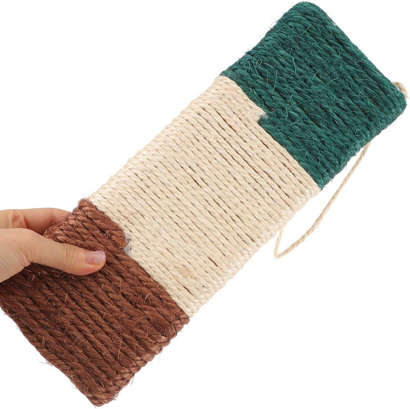 GALPADA Sisal Cat Scratch Pad Indoor Scratching Board Anti-Skid Small Cat Scratcher Mat for Kittens - Image 4