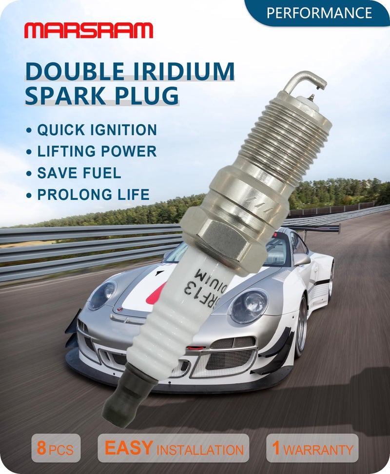 Marsram حزمة ملف الإشعال Marsram DG508 وشمعات الإشعال SP479 مزدوجة الإريديوم لسيارات فورد F150 F250 F350 لينكولن تاون ميركوري 1998-2011 4.6L 5.4L V8 - Image 4