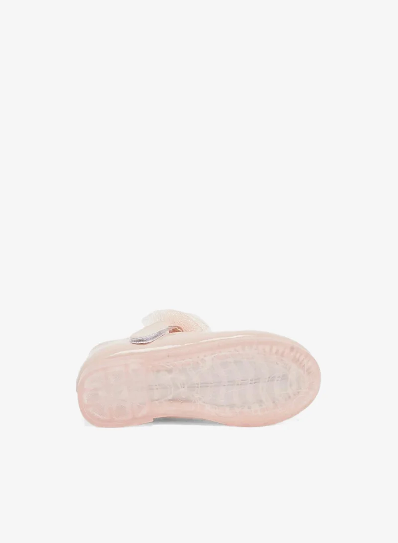 Styli Flower Corsage Flat Ballerinas Shoes