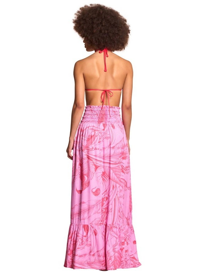Maaji Women's Long Skirt, Pink, L - Image 2