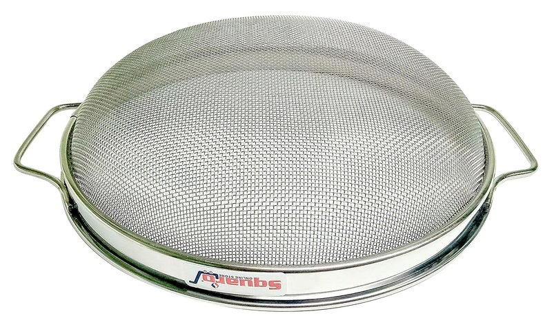 SQUARO High Grade 304 Stainless Steel Wire Mesh Puran Jali Strainer Juice Soup Filter Multi Purpose Kitchen Accessories for Home Puran Jali No 9 Diameter 235 - Image 4
