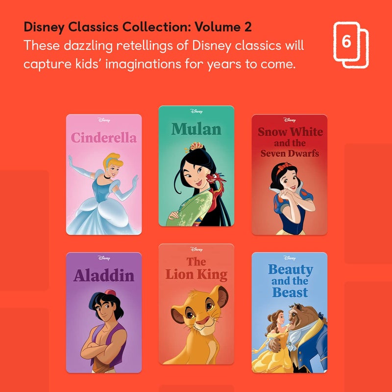Yoto Disney Classics Collection: Vol. 2 – Kids 6 Audio Cards for Use with Player & Mini All-in-1 Audio Device, Educational Screen-Free Listening with Fun Playtime Bedtime Travel Stories, Ages 4+ - Image 2
