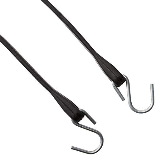 kitchentoolz 21" Inch 10 Pack Rubber Bungee Cords with Metal Hooks for Flatbed Trucks- Heavy Duty Tarp Tie Down Straps - Image 4