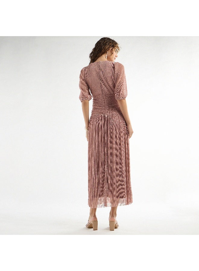 Splash FAV Textured Knot-Front Dress  - Image 2