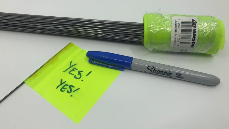 Swanson Tool Co. , Inc Swanson FLG30100 2-Inch by 3-Inch Marking Flags with 30-Inch Wire Staffs, Lime 100 Pack - Image 4