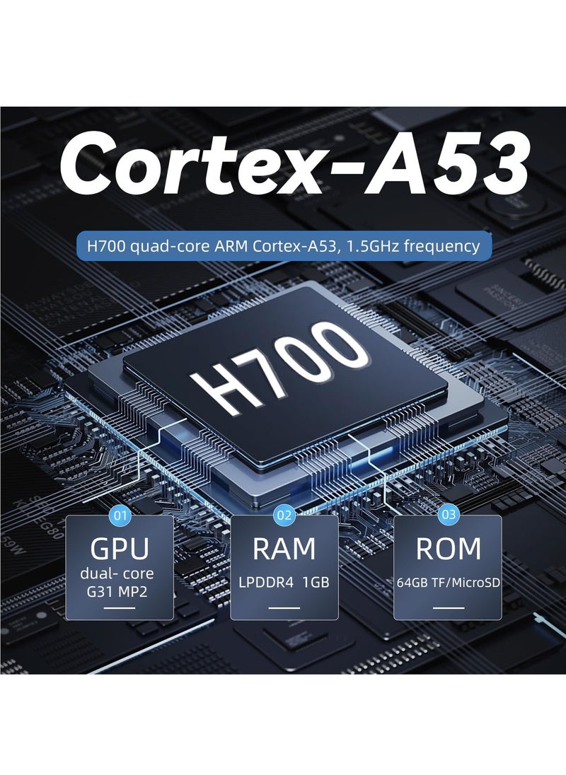 RG35XX H ريترو المحمولة لعبة وحدة التحكم ، 3.5 بوصة IPS شاشة لينكس نظام مدمج 64G TF بطاقة 5528 ألعاب دعم HDMI TV إخراج 5G واي فاي بلوتوث 4.2 (أرجواني شفاف)