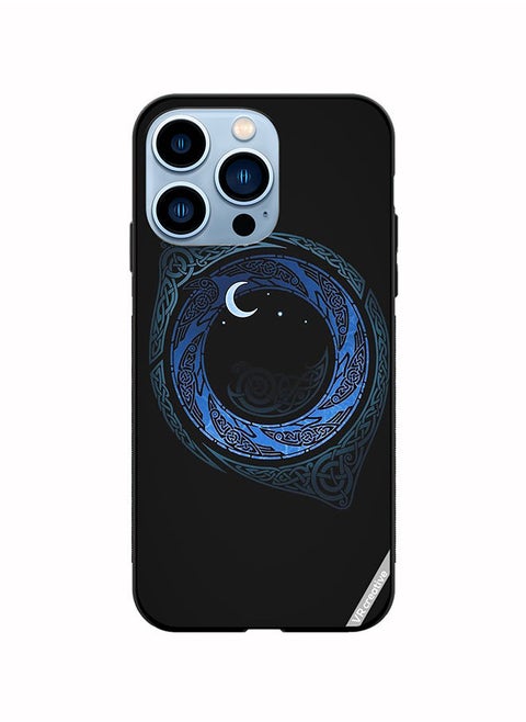 Protective Case Cover For Apple iPhone 14 Pro Max Moonlight Design Multicolour