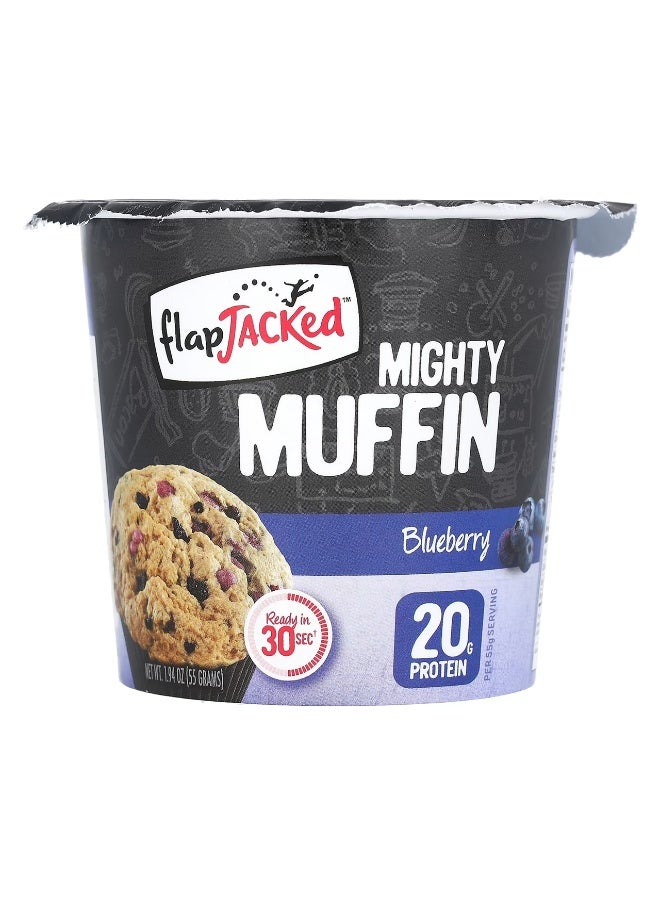 FlapJacked, Mighty Muffin, Blueberry, 1.94 oz (55 g)