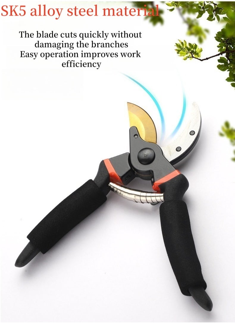 Generic - Garden Pruning Shears,Hand Gardening Cutter with SK5 alloy steel Blade, for Pruning and Cutting Flowers or Branches, Professional Garden Scissors, Ergonomic Handles Garden Pruner - Image 1