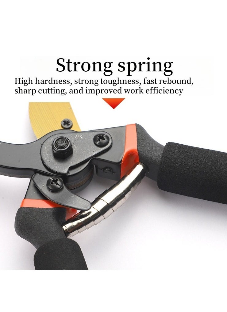 Generic - Garden Pruning Shears,Hand Gardening Cutter with SK5 alloy steel Blade, for Pruning and Cutting Flowers or Branches, Professional Garden Scissors, Ergonomic Handles Garden Pruner - Image 1