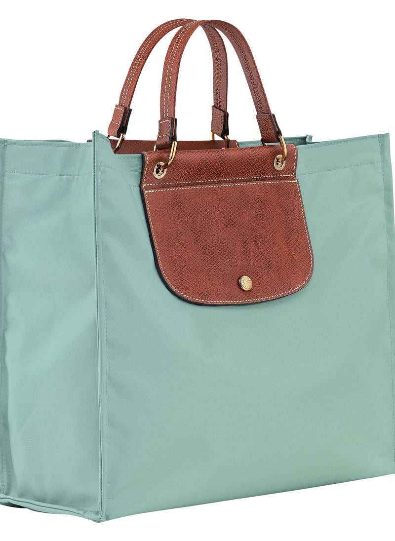 Cabas Longchamp Shoulder Bag L Horse - Canvas