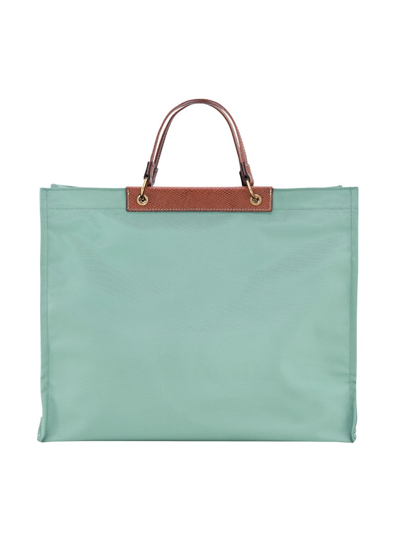 Cabas Longchamp Shoulder Bag L Horse - Canvas